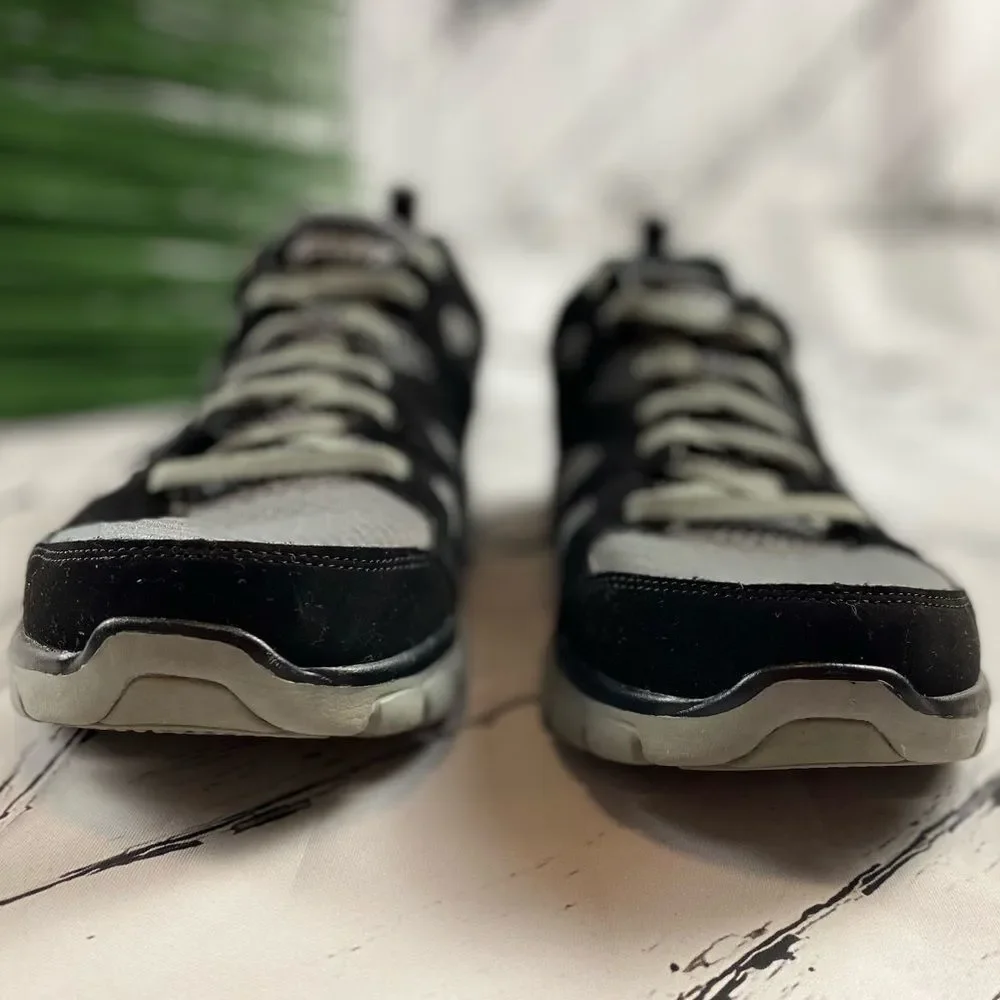 Skechers Sport Flex Sole Black and Gray Size 10